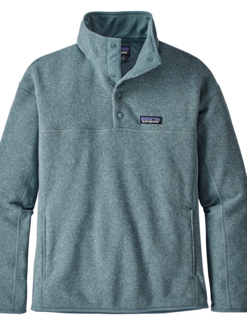 Patagonia Teal Women's Better Sweater Marsupial Pullover Cadet Blue